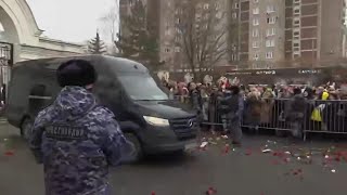 Russia opposition leader Navalny buried at Moscow cemetery after church service