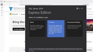 SQL Server Express 2019 Install for CashFootprint POS