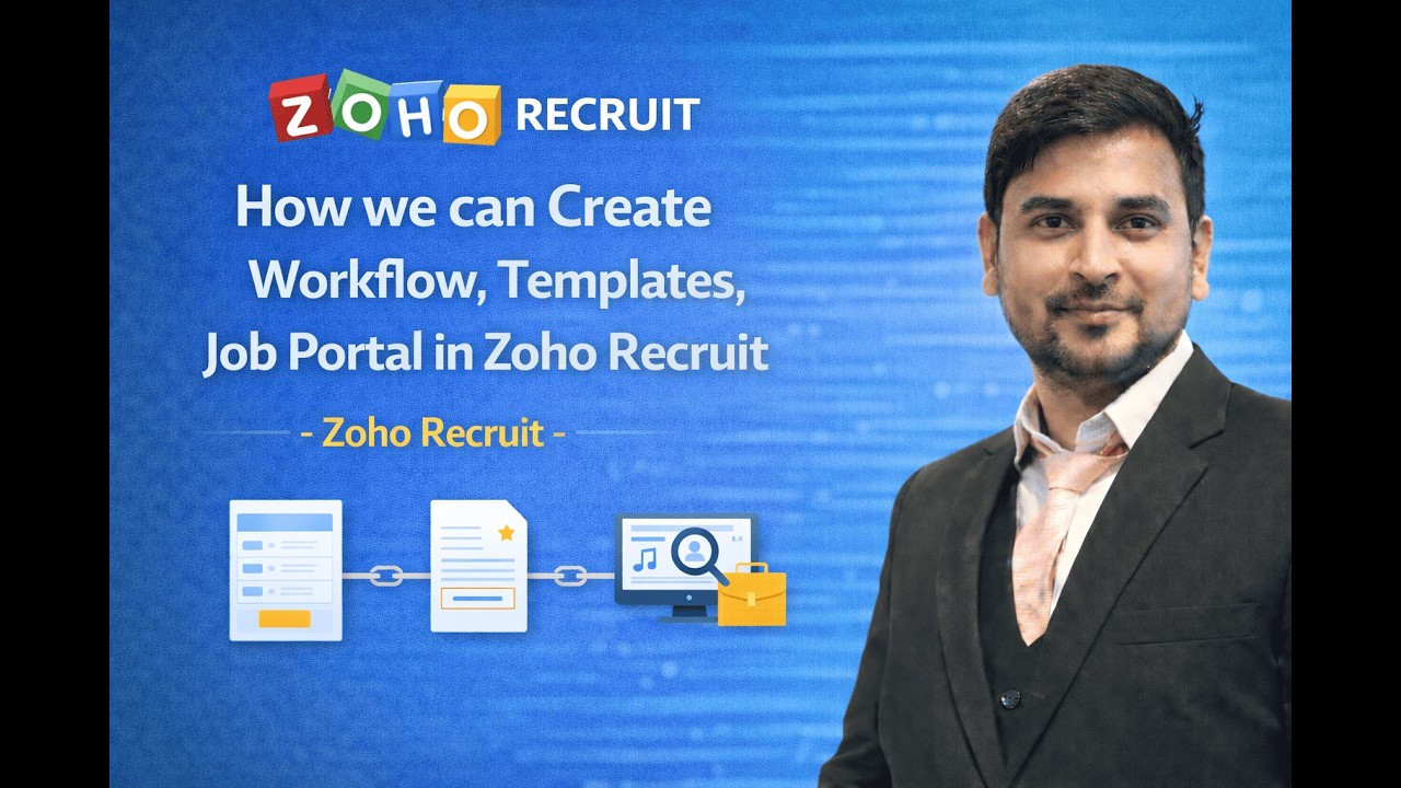 Zoho Workflow Template Examples How we can Create Workflow, Templates, Job Portal in Zoho Recruit in ...