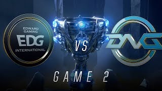 EDG vs DFM | Game 2 | Worlds Play-In Knockouts | EDG vs DFM (2018)