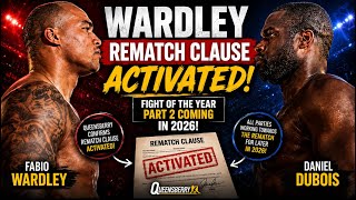 🚨 WARDLEY vs DUBOIS 2 CONFIRMED! 😱 | Rematch Clause Activated! | Frank Warren statement