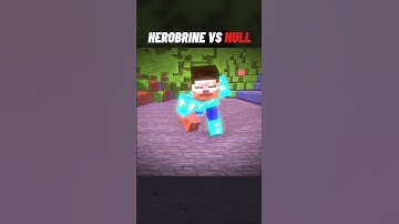 😱HEROBRINE VS NULL Fight parts-2 (Minecraft Animation)#shorts#minecraftshorts  #minecraftanimatio