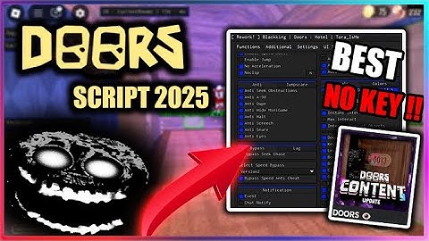 ROBLOX : 👁️ DOORS Script - ESP | NOTIFY | ANTI DAMAGE & MORE 2025 (NO KEY)