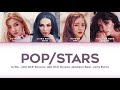 POP/STARS (LYRICS) - K/DA (ft. Miyeon and Soyeon of (G)I-DLE, Madison Beer, Jaira Burns)