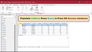 MS Access VBA Tutorial 🚀 | Populate Subform from Table (Easy Code)