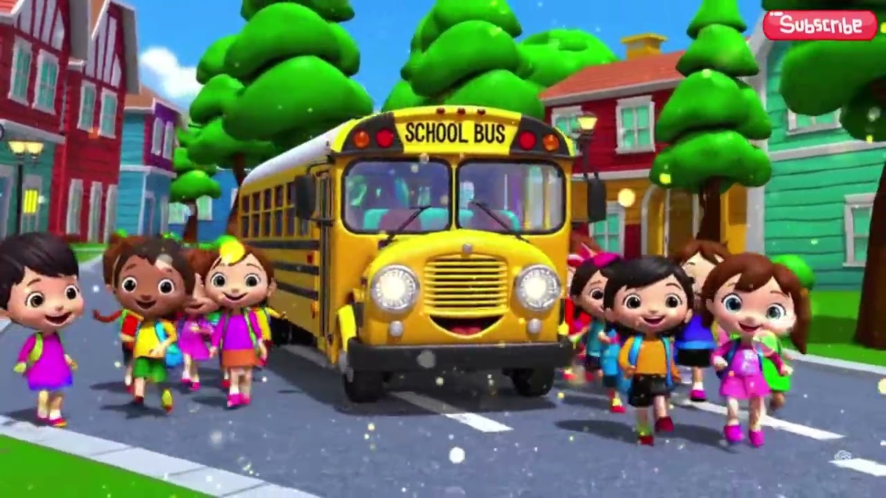 The Wheels on the Bus | Interactive Preschool Rhyme – Colors, Actions & Vocabulary