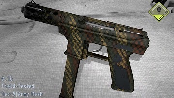 Tec-9 | Army Mesh - Wear and Float
