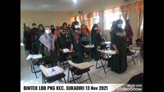 Bimtek Lingkungan belajar berkualitas LBB