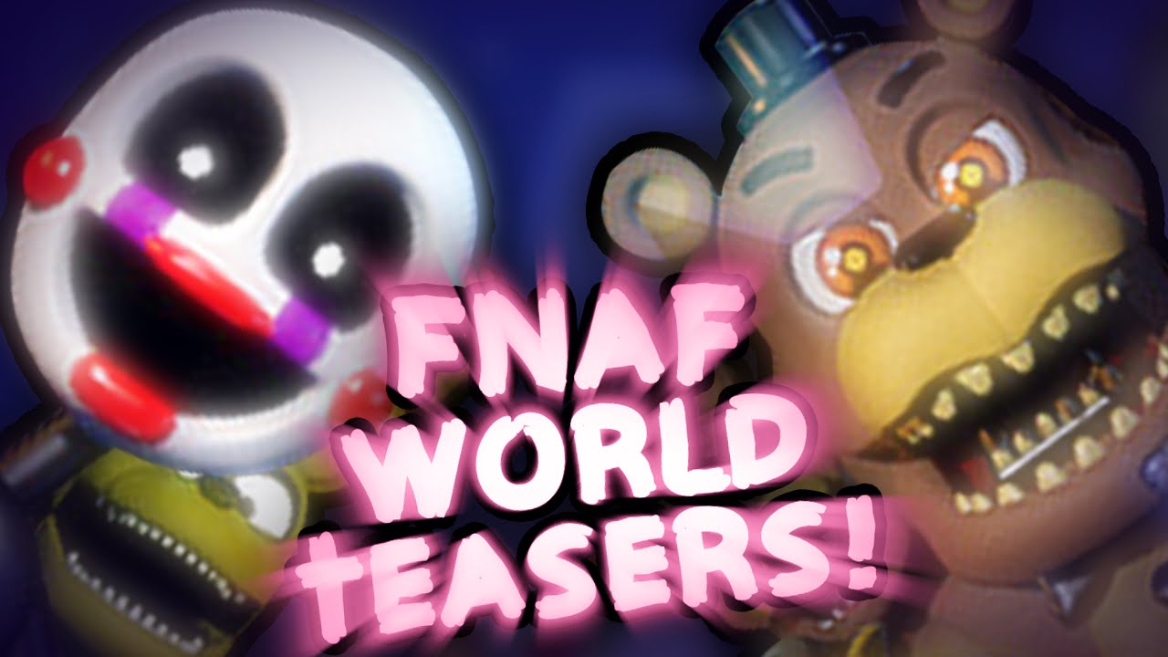 FNAF WORLD!! v. 2  Old cartoon shows, Fnaf, Good horror games