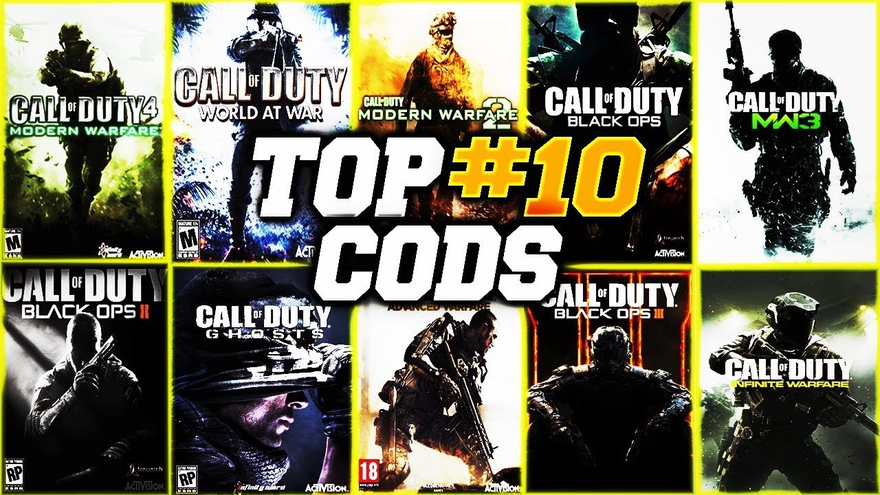 top 10 best call of duty games