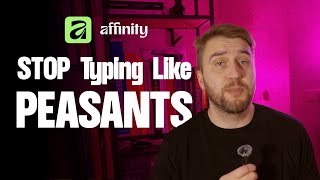 Table of Contents & Index in Affinity Layout (No More Manual TOCs)