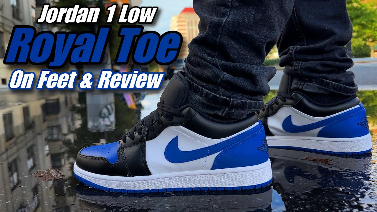 BETTER ON FEET! JORDAN 1 LOW GAME ROYAL! 