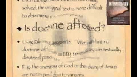 An Introduction to New Testament Textual Criticism ~ Defenders of the Faith