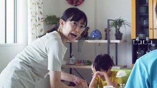 菅野美穂、“夫”と一触即発　「お茶ないの？」の一言にイライラ　「明日の食卓」本編映像