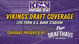 KFAN's Live 1st Round Draft Coverage Presented by Pep's Drafthaus Pizza!