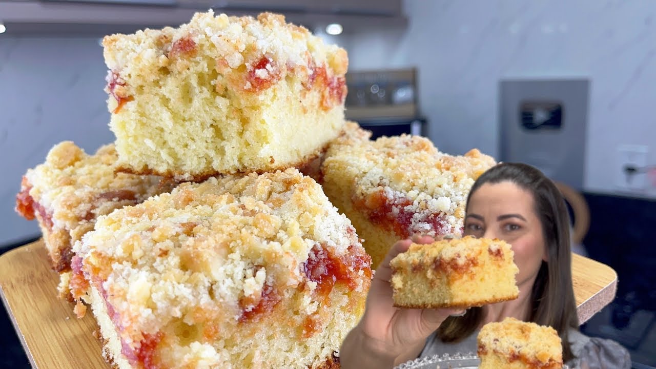 A MELHOR CUCA DE GOIABADA super fácil e deliciosa