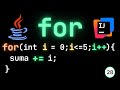 El BUCLE FOR  en JAVA | 7 ejercicios para elevar tu nivel al infinito 🚀