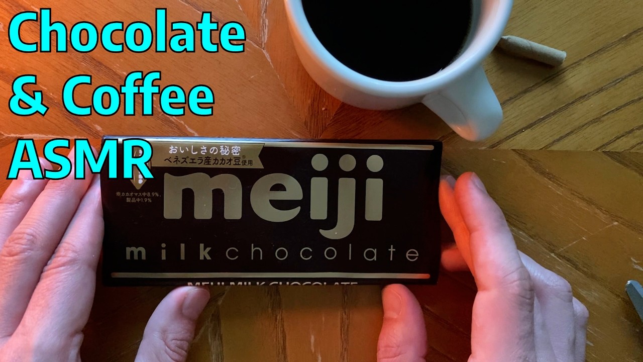 Eating Japanese Chocolate Bars | ASMR