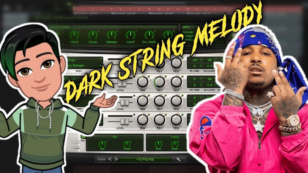 How to Make Dark STRING Melodies Like Southside & Pyrex Whippa from Scratch | FL Studio Tutorial