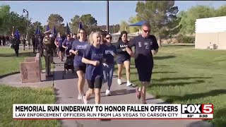 Memorial run underway to honor fallen officers