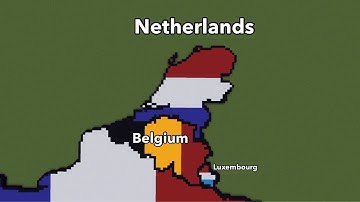 World Flag Map - Part 3: Netherlands, Belgium & Luxembourg