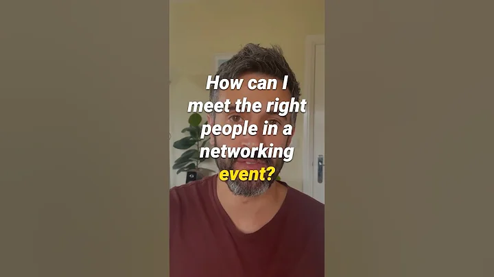 How to meet the right people in a networking event? #networkingevent #networkingtips #network