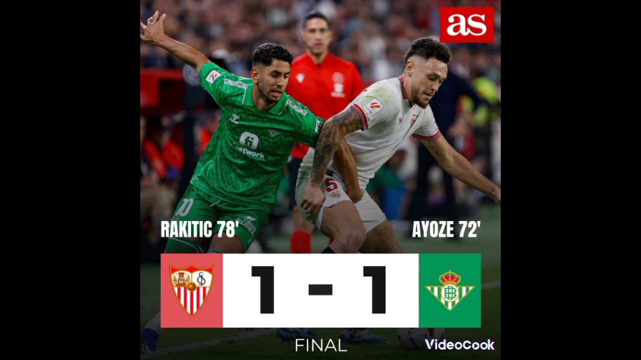 Cruel desenlace para un competitivo Sevilla FC (1-1), Radio Sevilla