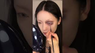 BJD Doll Make up #shorts #darkmakeup  #makeuptutorial #asianmakeup #dollmakeup