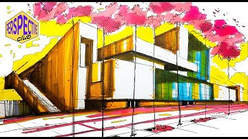 Perspective-How To Draw A City Sreet In Perspective #perspective #architecture