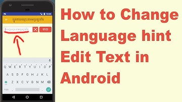 Android customize Font of hint Edit Text
