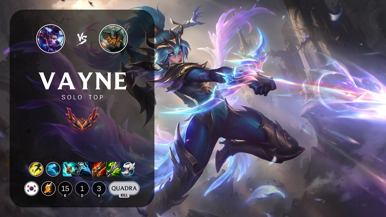 Vayne Top vs Olaf - KR Grandmaster Patch 14.6