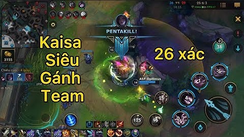 LMHT Tốc Chiến : KaiSa siêu gánh team với build đồ mới cực bá - 4Zú Gaming