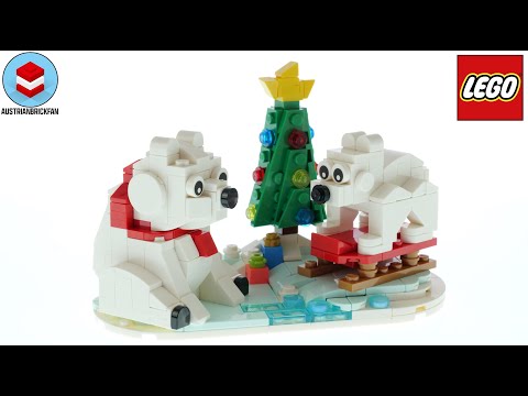 LEGO 40571 Wintertime Polar Bears Speed Build