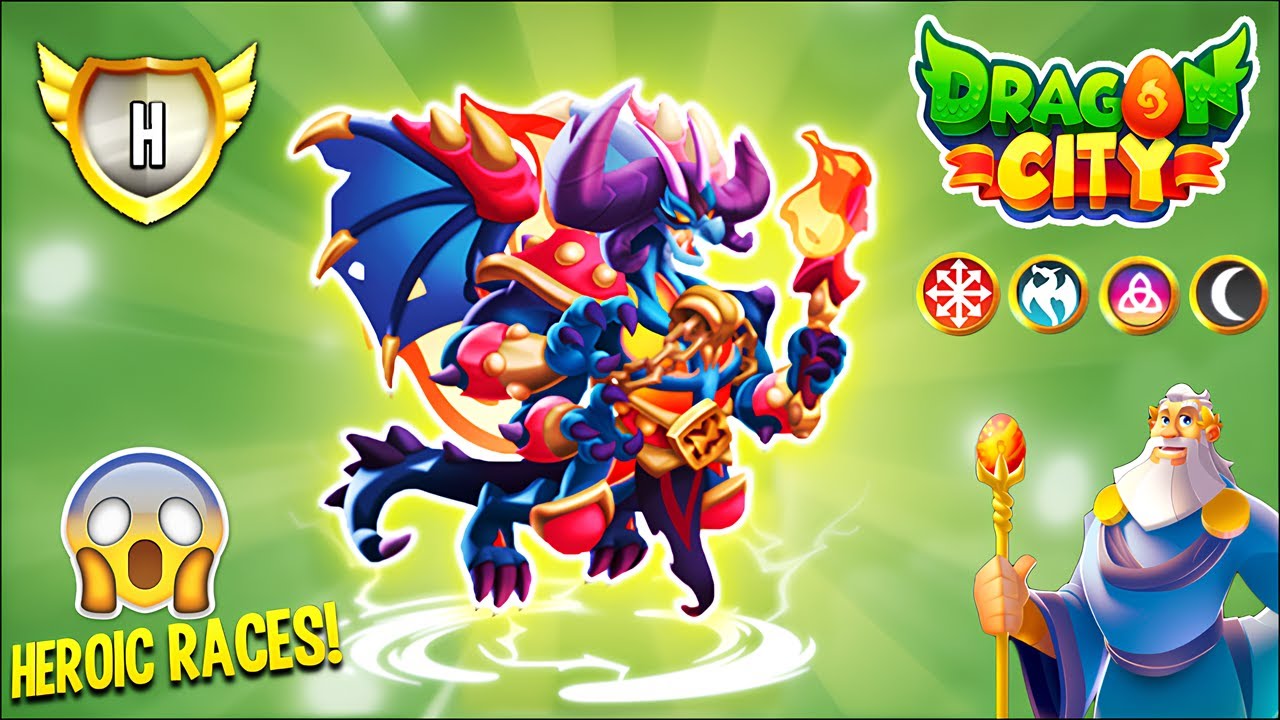 Dragon City - High Anarchaos Evader Dragon, A brand new HEROIC RACE [EXCLUSIVE DRAGON] 😱