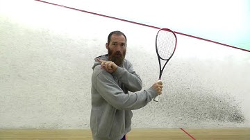 Squash Technique - Backhand Tip