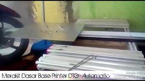 Assembling Base Printer DTG Automatic