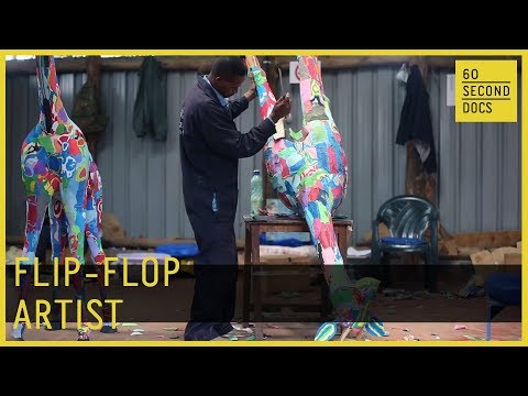 Flip-Flop Art | Ocean Sole // 60 Second Docs