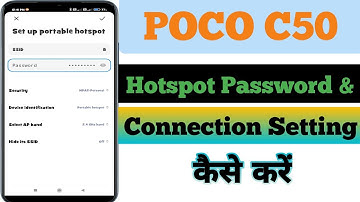 How to Change Hotspot Password in Poco C50 Phone | hotspot name Change Kaise kare