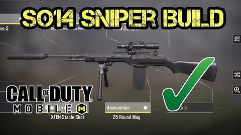 How to Turn SO-14 into sniper in COD Mobile | Call of Duty Mobile
