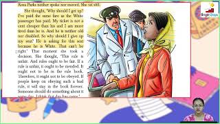 Ch 13 | Bright Steps | English | Class 05 | Rosa Parks's 'Civil Disobedience' | For children