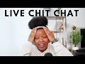 Live Chit Chat // 4K Giveaway, Natural Hair Product Haul, Unseen Footage and More!