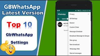 Top 10 GbWhatsapp tips tricks and hacks 2021| Gb Whatsapp Complete Home Customization | Afnan Talks screenshot 1
