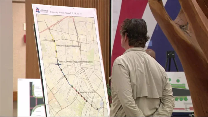 Public meeting for University Corridor Phase III design and project updates in Lafayette