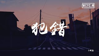小眼鑫 - 犯错【動態歌詞/Lyrics Video】