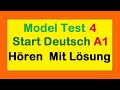 Start Deutsch 1 || Hören A1 || Goethe Zertifikat A1 || Mit Lösung || MT 4