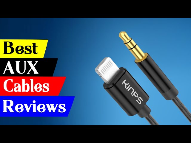 5 Best AUX Cables for iPhone in 2024 