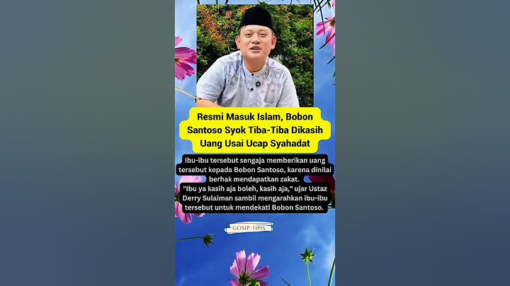 Resmi Masuk Islam, Bobon Santoso Syok Tiba Tiba Dikasih Uang Usai Ucap Syahadat shorts
