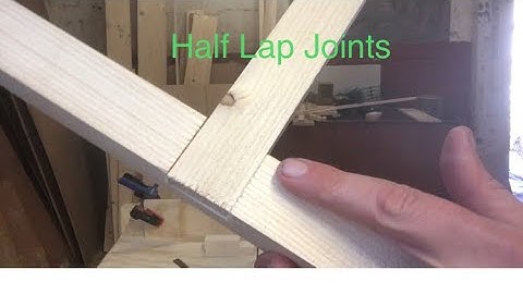 Half Lap Joints on a table saw