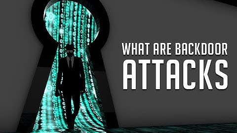 backdoor attack in cyber security