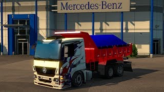 MB Actros in the graphite bucket ets2 1.31 + graffiti skins
Credits:
Geovane rocha